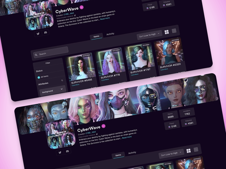 Preview image of Multi-chain NFT marketplace