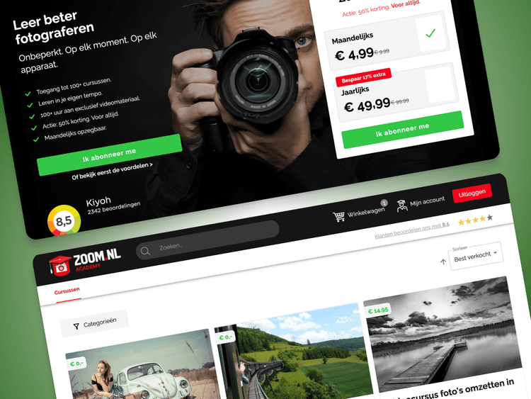 Preview image of E-learning platform